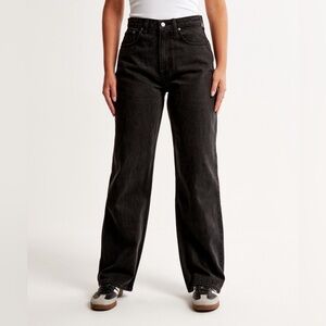Abercrombie Curve Love High Rise Loose Jean